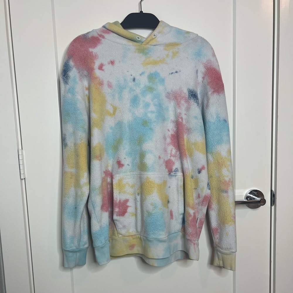 FEAT TIE DYE SWEATSHIRT HOODIE